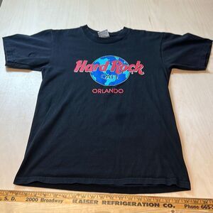 Vintage Hard Rock Cafe Orlando Tshirt Shirt‎ Sz S Black 90’s Made In USA